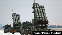 Patriot абадан коргонуу системасы. Польшада тартылган сүрөт. 