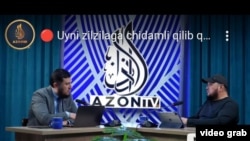 Azon.uz медиатобунун ютуб каналынан алынган кадр. 