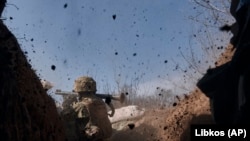 Украинанын Бахмуттагы жоокерлери. Иллюстрациялык сүрөт.