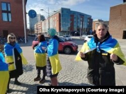 Швед Клас Карлін на «Тихій маніфестації»