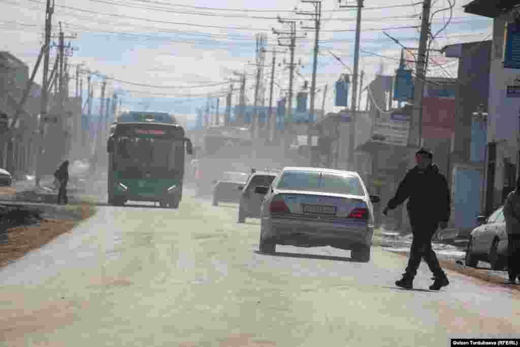 Ак-Ордо 3 конушунун башкы көчөсү.&nbsp;