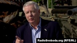 Cенатор США, член Республіканської партії Ліндсі Грем у Києві, трявень 2023 року