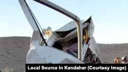 حادثه ترافیکی در شاهراه کابل‌قندهار 