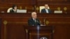 Azerbaijan -- Prime Minister Ali Asadov presents addressed the parliament, Baku, 17Mar2023.