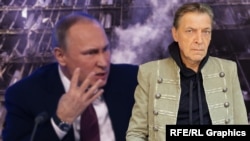 Слева направо: Владимир Путин, Александр Невзоров. Коллаж