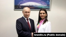 Владимир Путин и Евгения Гуцул, март 2024 года