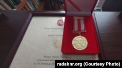 Мэдаль Ордэну Пагоні. Архіўнае фота
