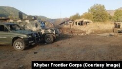 تصویر آرشیف: قوای پاکستانی در نزدیکی محل یک رویداد 