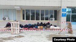 Fifteen oil workers have been on a hunger strike for weeks to demand jobs.