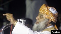 مولانا فضل الرحمن رهبر حزب جمعیت علمای اسلام پاکستان