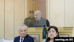 Ադրբեջան - 70-ամյա արցախցի Վագիֆ Խաչատրյանը Բաքվի դատարանում, հոկտեմբեր, 2023թ.