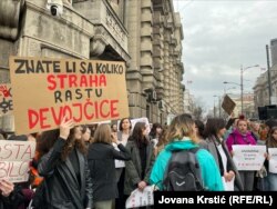 Protest u Beogradu 25. februara 2023.