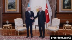 Իլհամ Ալիևը և Ռեջեփ Թայիփ Էրդողանը, արխիվ: 