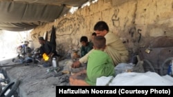 تعداد زیادی از کودکان به دور از مکتب و درس، کار های شاقه انجام میدهند.