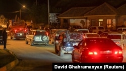 Տեղահանված արցախցիների ավտոմքենաները, 24-ը սեպտեմբերի, 2023թ.