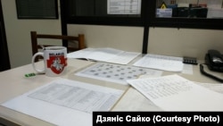 Кабінэт Дзяніса Сайко на заводзе «Гродна Азот»