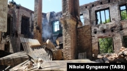 Белгородан кIоштара Шебекинехь тохарш динчул тIаьхьа йохийна гIишлош, 2023 шо, мангал-беттан 6-гiа (гайтаман сурт)
