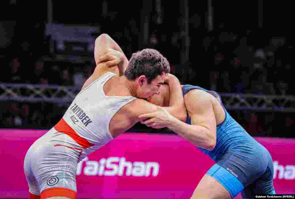 Бишкекте өтүп жаткан чемпионатта кыргызстандык балбан Тайырбек Жумашбек уулу да алтын медал тагынды. Жумашбек уулу 12-апрелде эркин күрөштөн 61 килограмм салмакта финалда казакстандык Асылжан Айтакын менен беттешип, 3:1 эсебинде жеңди. Ал былтыр&nbsp;Астанада өткөн Азия чемпионатында&nbsp;дагы чемпион болгон.