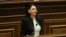 Armenia - Deputy Prosecutor-General Anahit Manasian addresses the arliament, April 11, 2023.