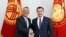 Президент Садыр Жапаров АКШнын мамлекеттик катчысынын Түштүк жана Борбордук Азия иштери боюнча жардамчысы Дональд Луну кабыл алган учуру. Апрель, 2023-жыл. Бишкек

