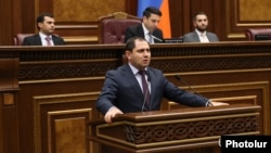 Սուրեն Պապիկյանը խորհրդարանում, 2023թ․