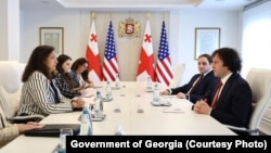 Встреча замгоссекретаря Узры Зея с премьер-министром Ираклием Кобахидзе