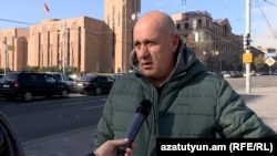 Քաղաքացի Անդրանիկ Մարգարյանը զրուցում է «Ազատության» հետ, 25-ը դեկտեմբերի, 2023.