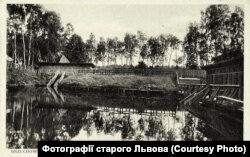 Брюховичі. Пляж і став, 1920-ті роки