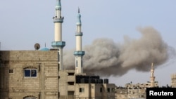 Գազայի հատված - Իսրայելի օդուժը հերթական հարվածն է հասցնում Ռաֆահին, արխիվ