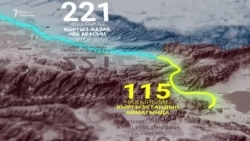 Чүй дарыясы: жүздөгөн гектар жер казак тарапта калды