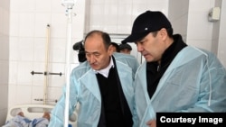 Алымкадыр Бейшеналиев менен Садыр Жапаров. Архив. 