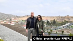 Իլհամ Ալիևն ու Մեհրիբան Ալիևան Լեռնային Ղարաբաղում, 18-ը մարտի, 2023թ․