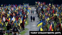 Ուկրաինայում հարգանքի տուրք են մատուցում զոհված զինվորների հիշատակին, 29-ը օգոստոսի, 2023թ.