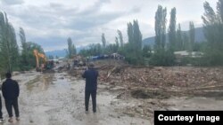 Селевые потоки в Ошской области.