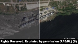 Херсонщина у воді: супутникові знімки до та після руйнування Каховської ГЕС (фотогалерея)