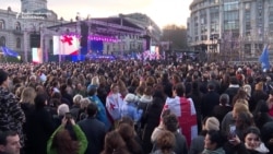 Thousands Of Georgians Celebrate Country's EU Candidate Status