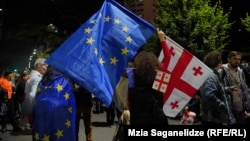 Протест у Грузії проти ухвалення суперечливого закону, Тбілісі, 26 травня 2024 року