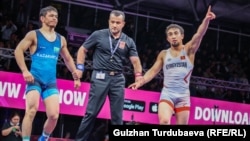 Кыргызстандык балбан Тайырбек Жумашбек уулу 12-апрелде Бишкекте өткөн мелдеште экинчи ирет Азия чемпиону болду. 