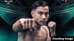 علی حسنی بوکسر افغان که در آلمان مسابقه میدهد