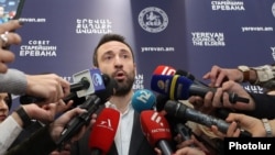 Հայկ Մարությանը զրուցում է լրագրողների հետ, Երևան, 7-ը փետրվարի, 2024թ․