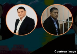 Kamchybek Kolbaev (right) and Raimbek Matraimov