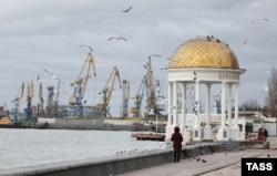 Бердянськ, морський порт, грудень 2023 року