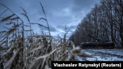 Українські військові поблизу Куп’янська на Харківщині, грудень 2023 року