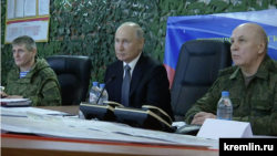 Ռուսաստանի նախագահ Վլադիմիր Պուտինը «Դնեպր» զորախմբավորման շտաբում