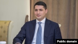 Armenia - Argisthi Kyaramian, head of Armenia's Investigative Committee, meets with the U.S. ambassador in Yerevan, June 22, 2023.