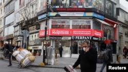 Рынок Лалели в Стамбуле.