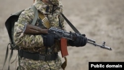 Кыргыз армиясы. Иллюстрациялык сүрөт.