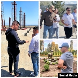 Баатырбек Жантаев Президенттин иш башкармалыгы аралашкан курулуштарда.