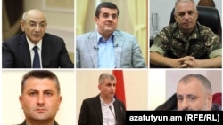 Բակո Սահակյան, Արայիկ Հարությունյան, Լևոն Մնացականյան, Դավիթ Մանուկյան, Դավիթ Իշխանյան, Դավիթ Բաբայան