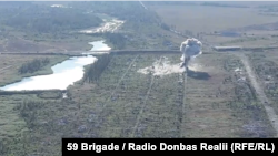 59-та мотопіхотна бригада імена Якова Гандзюка відбиває російську атаку в Пісках під Авдіївкою, 10 жовтня 2023 року. За словами військових бригади, агресор почав рух о шостій ранку